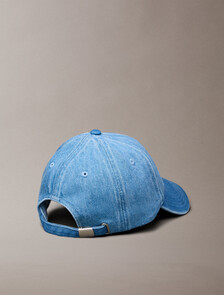 Seasonal Logo Denim Baseball Cap, Vintage Denim, hi-res