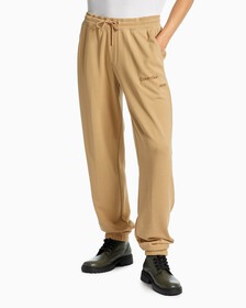 GENDER FLUID DISRUPTED LOGO SWEATPANTS, Tawny Sand, hi-res