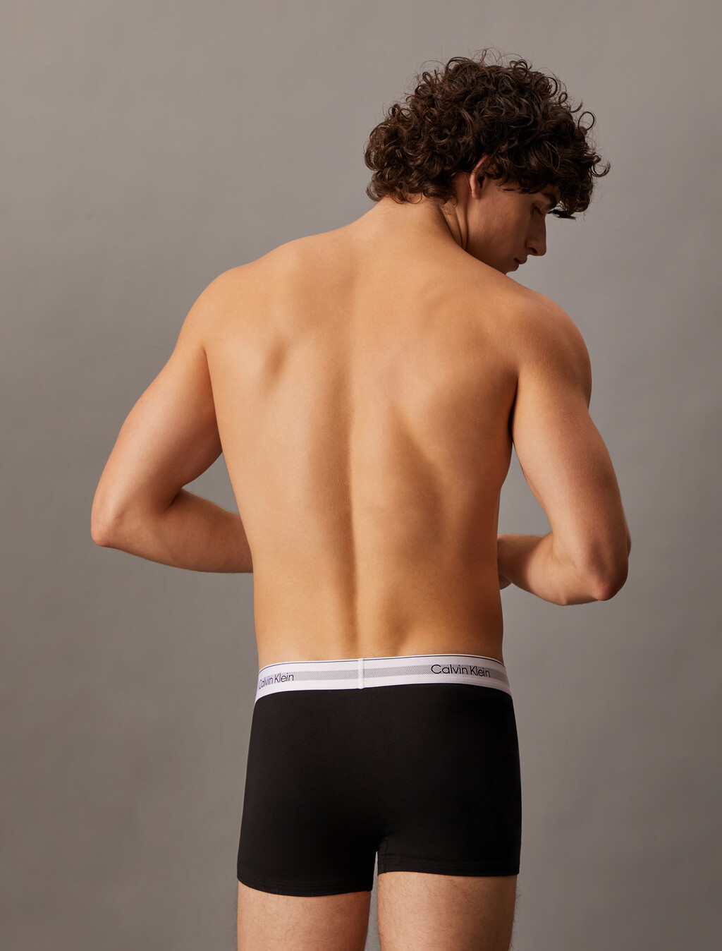 Icon Cotton Air Trunks 2 Pack, Black/Grey Heather, hi-res