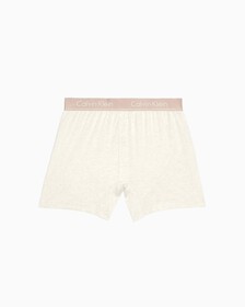KNIT SLIM BOXERS, Oatmeal Heather, hi-res