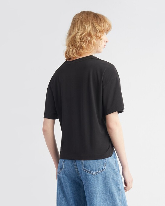 MOVEMENTS TEE WITH GATHERED HEM