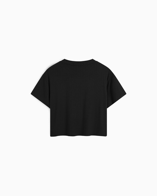 Side Gather Monogram Tee