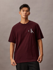 Varsity CK Badge Crewneck Tee, Renaissance Red, hi-res