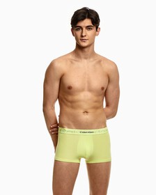 EMBOSSED ICON MICROFIBER LOW RISE TRUNKS, Energy, hi-res