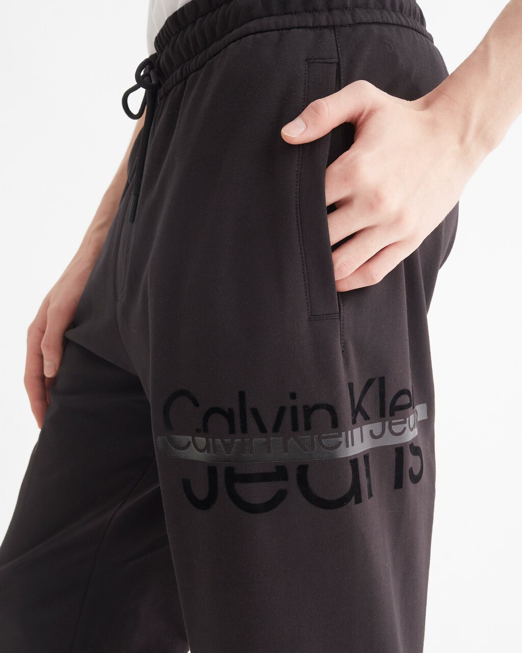 WINTER WHITES SWEATPANTS, CK BLACK, hi-res