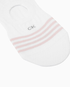 WOMEN'S MONOGRAM LOGO LINER, WHITE, hi-res