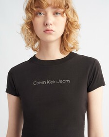 INSTITUTIONAL BABY TEE, Ck Black, hi-res