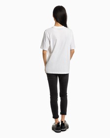 INSTITUTIONAL BOYFRIEND TEE, Bright White, hi-res