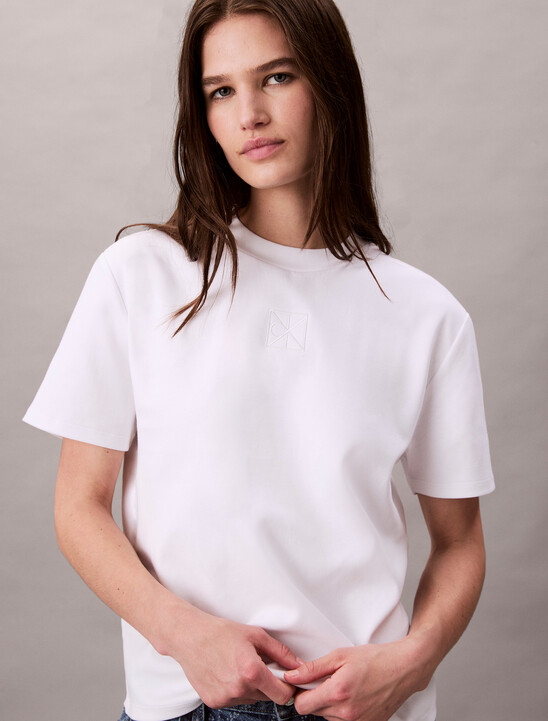 Premium Cotton Mock Neck Tee