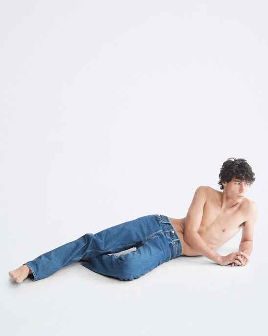 Standards Straight Fit Stone Indigo Selvedge Jeans