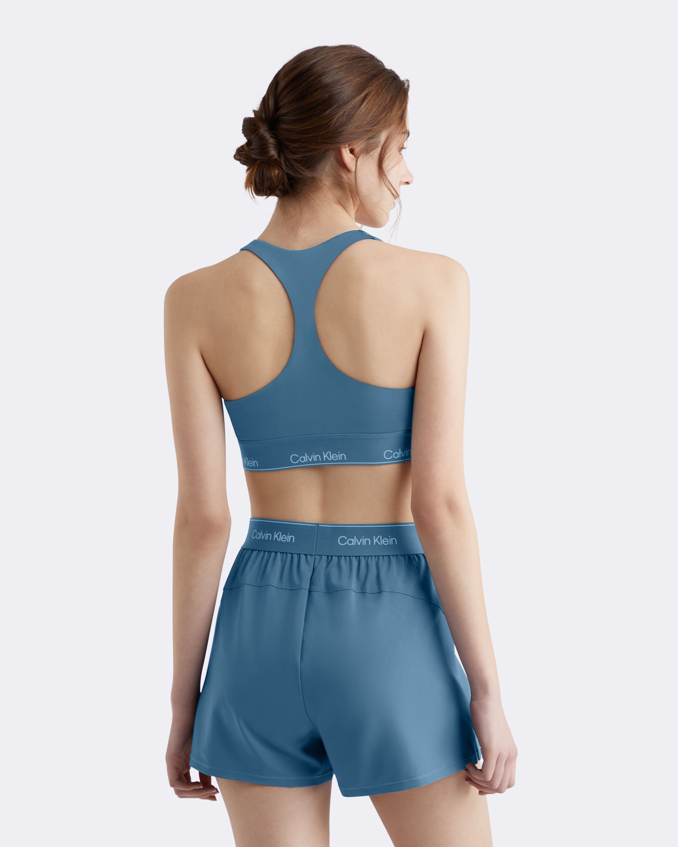 Girl in sports bra and shorts new arrivals