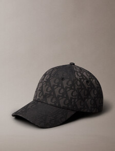 Logo Jacquard Cap, Black, hi-res