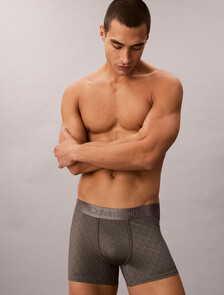 Low Rise Trunks - Micro Stretch Logo, TEENIE DELUSTER EMBLEM_SMOKED PEARL, hi-res