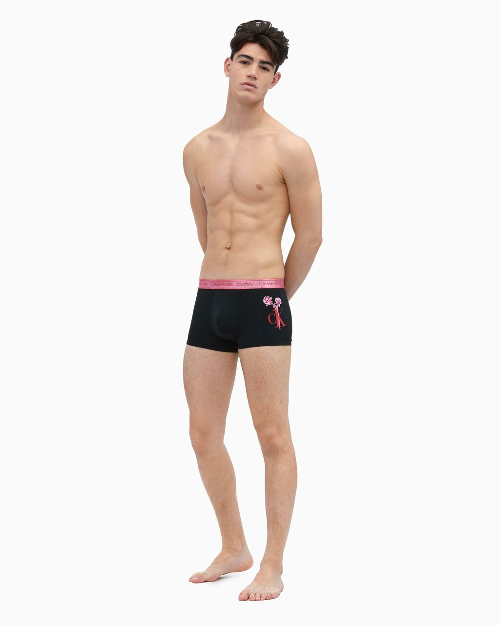 CK ONE GLITTER MICRO LOW RISE TRUNK, BLACK, hi-res