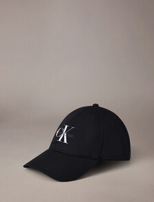 Twill Logo Cap, Black, hi-res