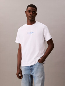Acid Wash Logo T-shirt, Brilliant White, hi-res