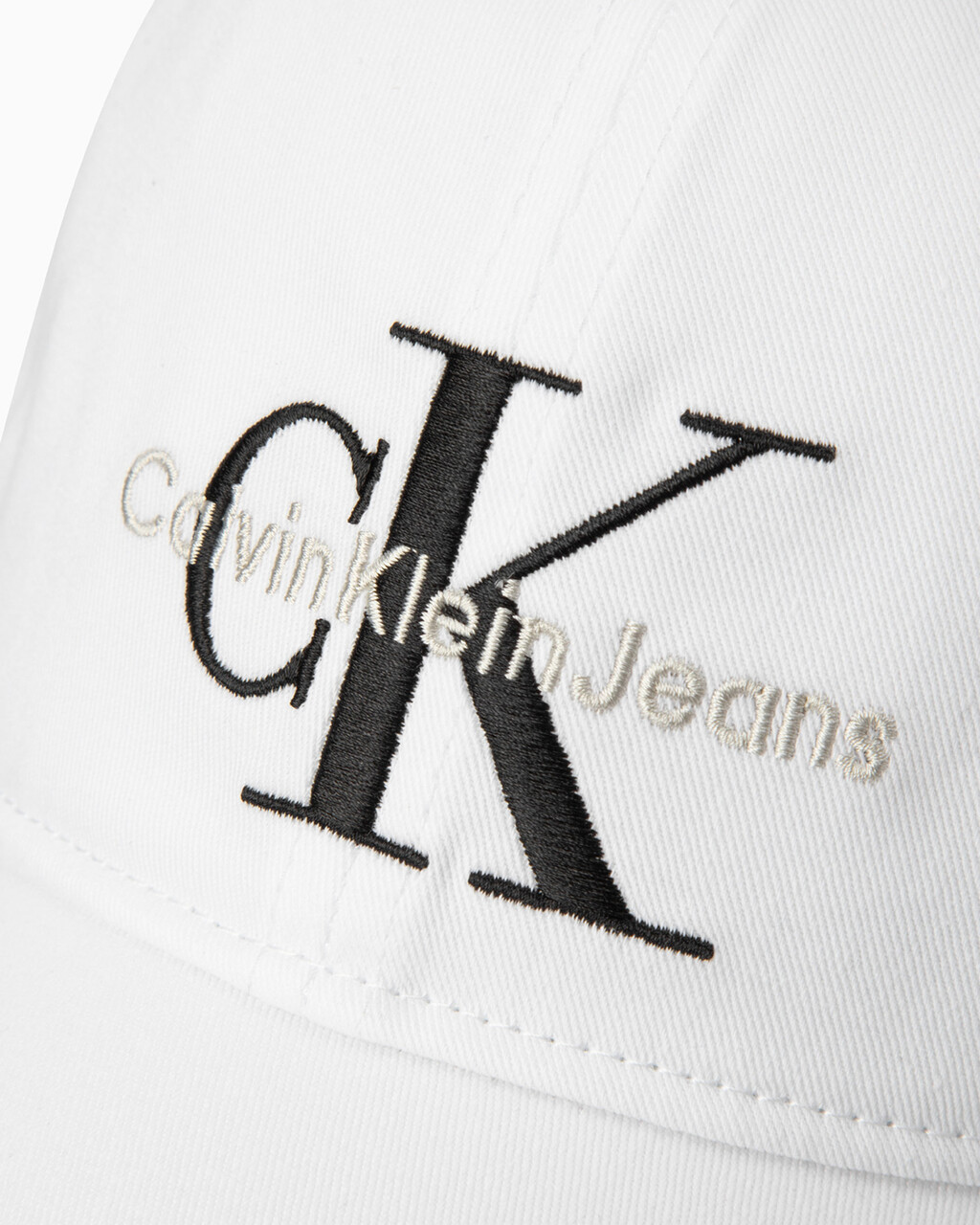 Monogram Cap | BRIGHT WHITE | Calvin Klein Singapore