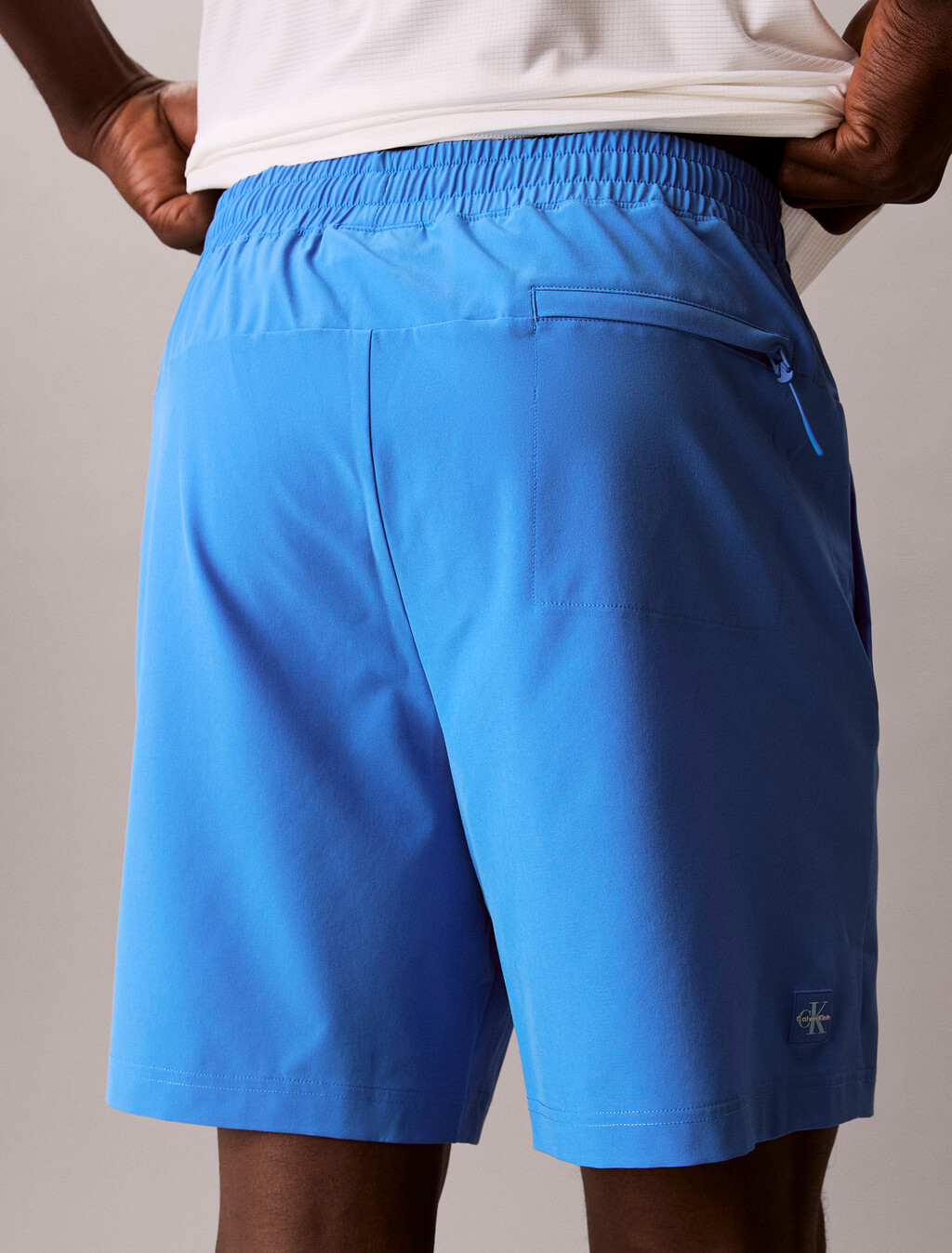 Water-Repellent Performance Gym Shorts, Aegean Ocean, hi-res