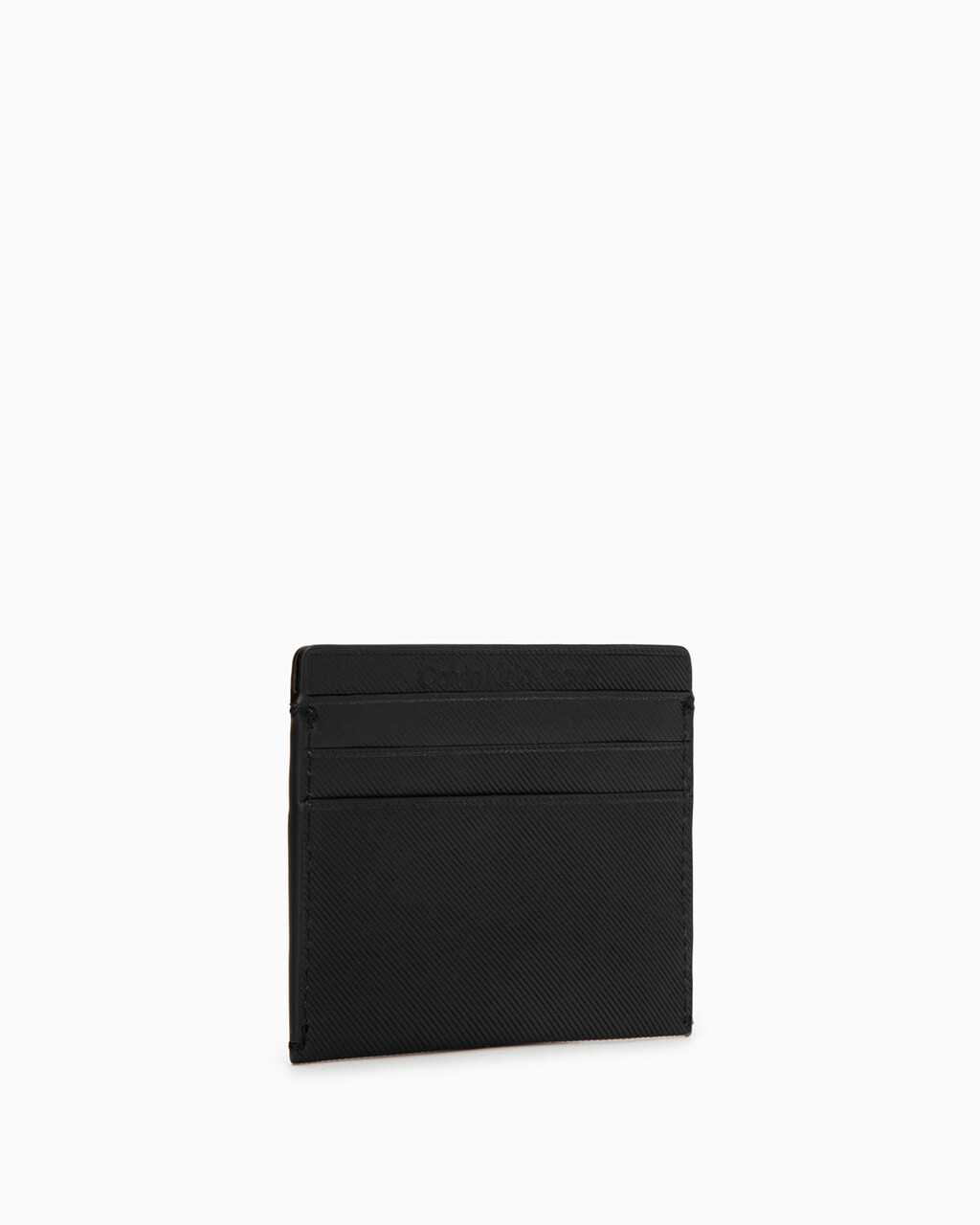 Minimal Monogram Cardholder, BLACK, hi-res