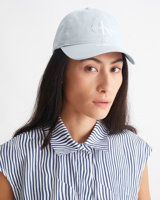 CKJ EMBROIDERED MONOGRAM CAP