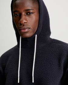 Teddy Sherpa Hoodie, BLACK BEAUTY, hi-res