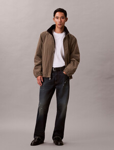 Emblem Reversible Nylon Jacket, Bungee Cord, hi-res