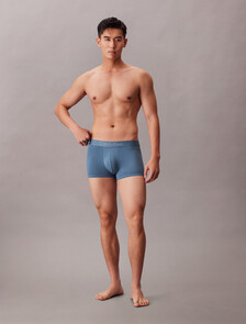 Ultra Soft Modal Trunk 3 Pack, Oatmeal Heather/Gulf Blue /Liberty Blue, hi-res