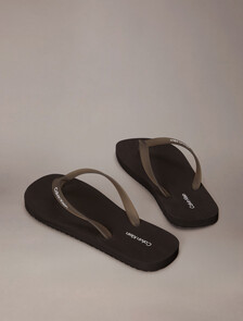 Rico - Logo Flip Flops, Triple Black, hi-res