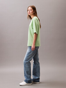 Cooling Cotton Jersey Relaxed Tee, Nile Green, hi-res