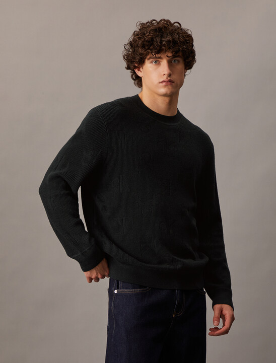 Monogram Pullover Sweater