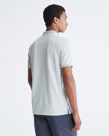 Tech Zip Polo Shirt, Heroic Grey Heather, hi-res