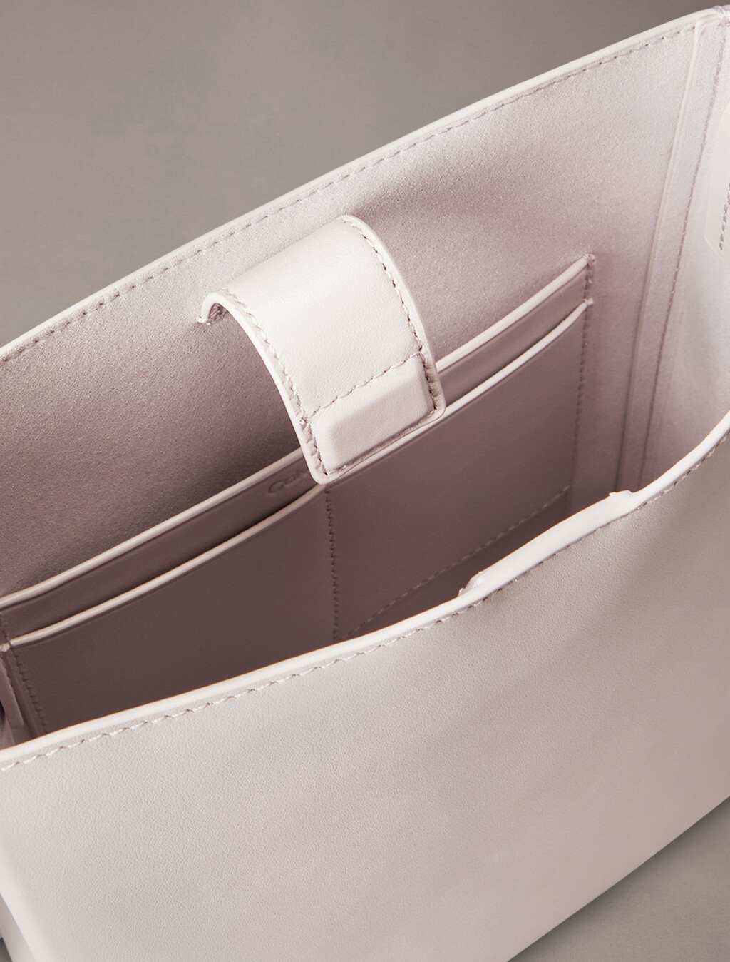 CK Paper Bag Leather Crossbody, Lilac Marble, hi-res
