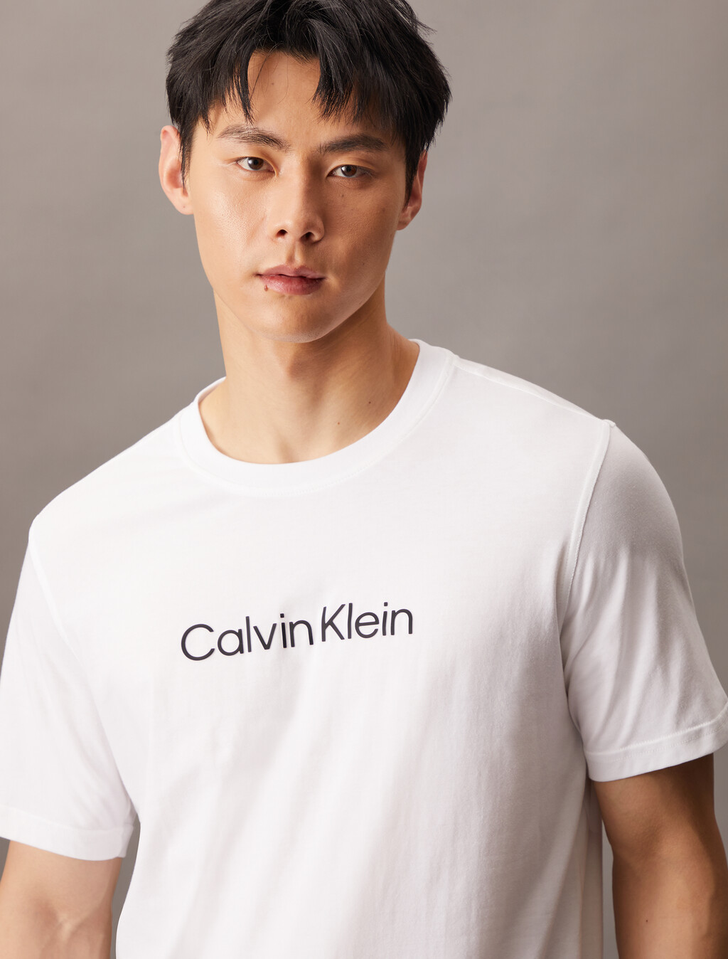 Essential Logo Short Sleeve Tee, Classic White, hi-res