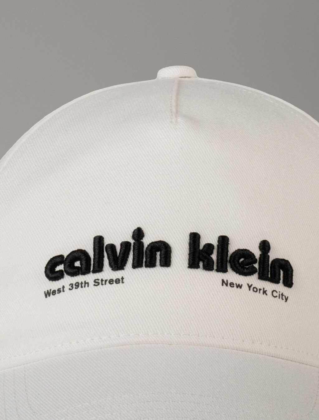 Graphic Nylon Baseball Cap, Brilliant White, hi-res