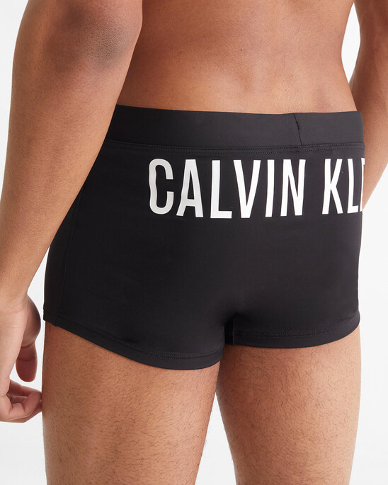 Logo Black Swim Trunks