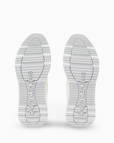 Mesh Chunky Trainers, Bright White/Creamy White, hi-res