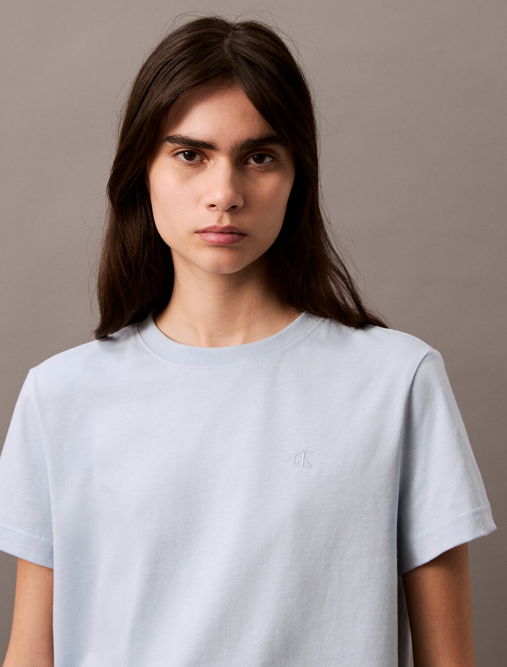 Archive Logo Crewneck Tee, Niagara Mist, hi-res