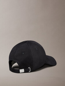 6 Panel Standard Logo Baseball Cap, Ebony, hi-res