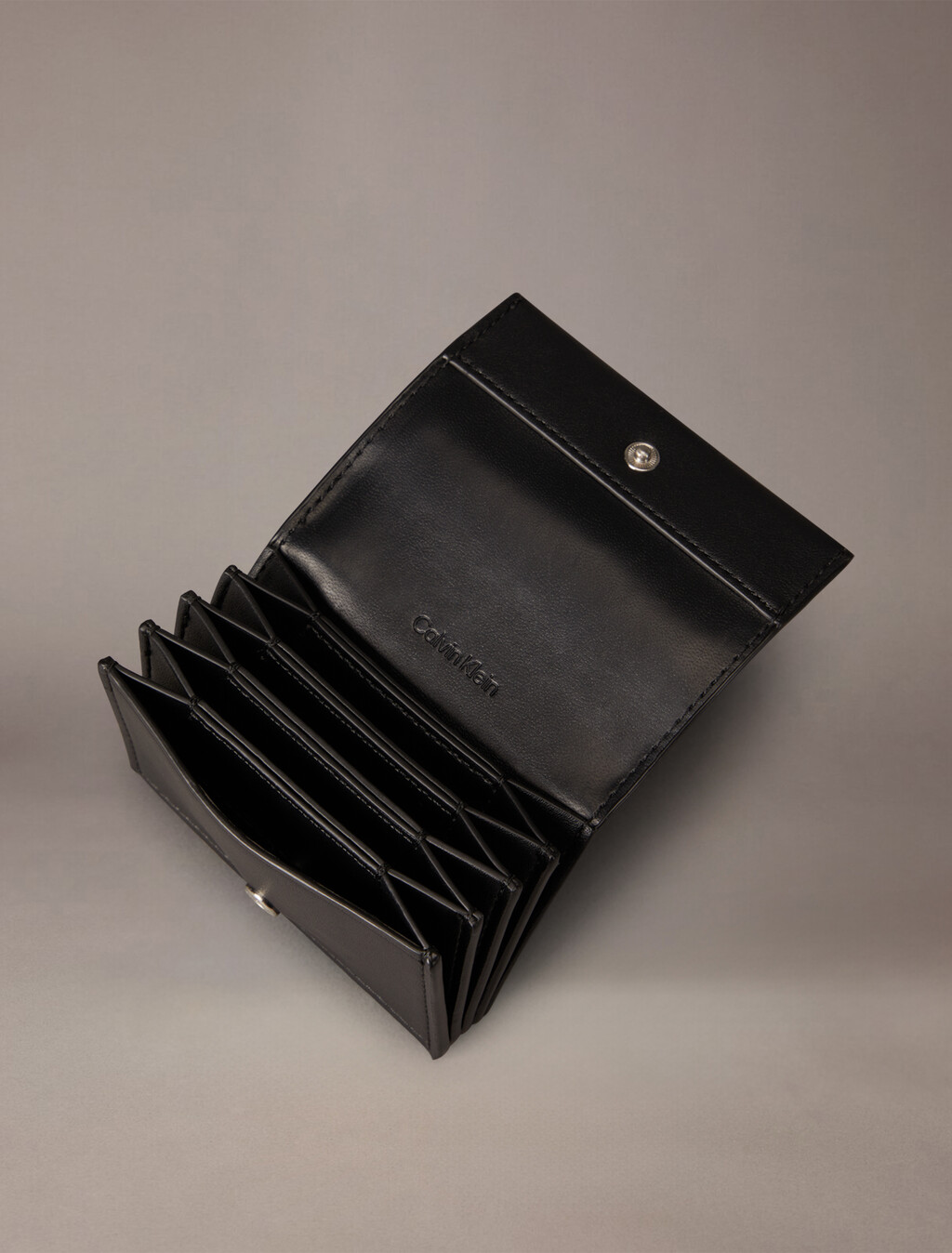 Flap Accordion Card Case, Black, hi-res