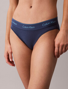 Bikini Briefs - Icon Cotton Modal, Dark Denim, hi-res