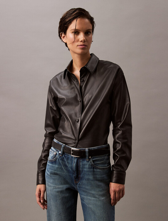 Nappa Leather Shirt