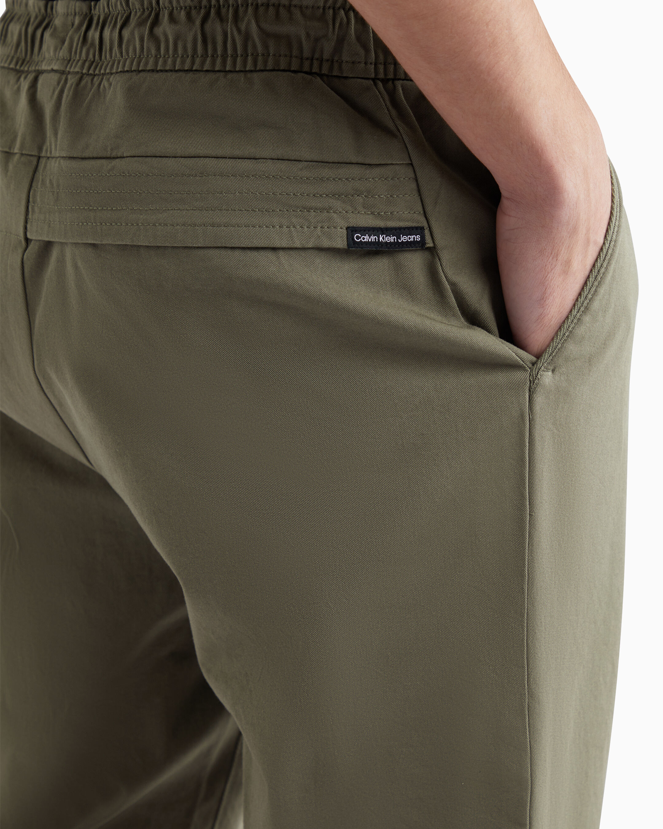 Slim Drawcord Chinos green Calvin Klein Singapore
