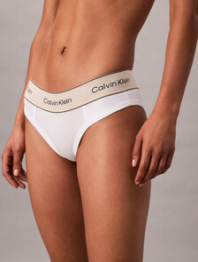 Bikini Briefs - Heritage Cotton, White, hi-res