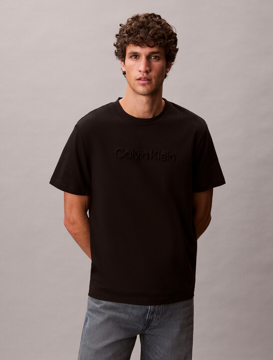 Relaxed Embossed Logo Tee