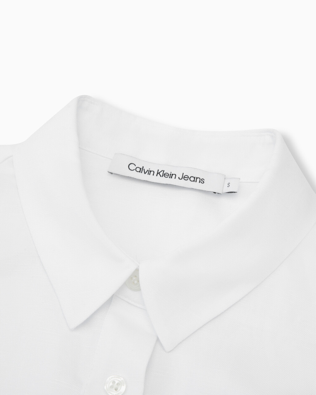 Summer Textures Side Tie Sleeveless Shirt, Bright White, hi-res