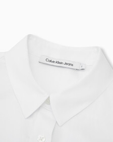 Summer Textures Side Tie Sleeveless Shirt, Bright White, hi-res