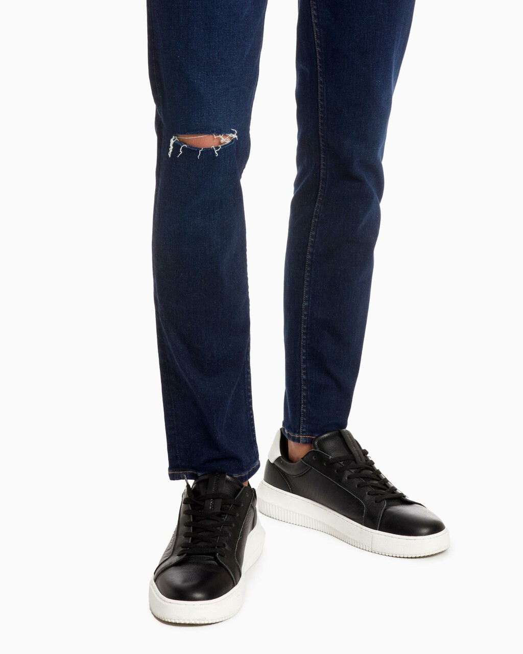 INFINITE FLEX BODY SKINNY JEANS, Dark Blue Dstr Tonal Logo, hi-res