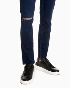 INFINITE FLEX BODY SKINNY JEANS, Dark Blue Dstr Tonal Logo, hi-res