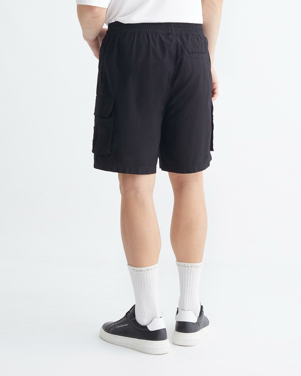 ICONIC UTILITY MULTI-POCKET CARGO SHORTS, Ck Black, hi-res