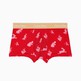 LNY RABBIT PRINT+FLAME SCARLET